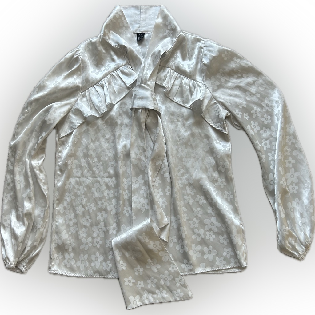 Women’s White Shein Blouse